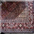 DR03. Square hand knotted rug. 